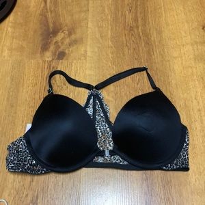 VS pink Racerback padded Push up bra